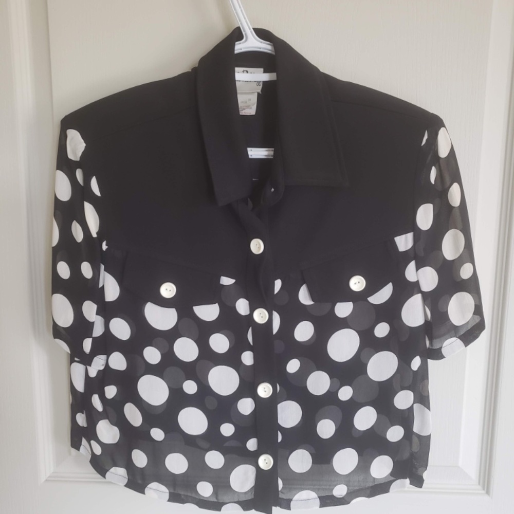 Joseph Ribkoff Perky Polka dot - Picture 2 of 7